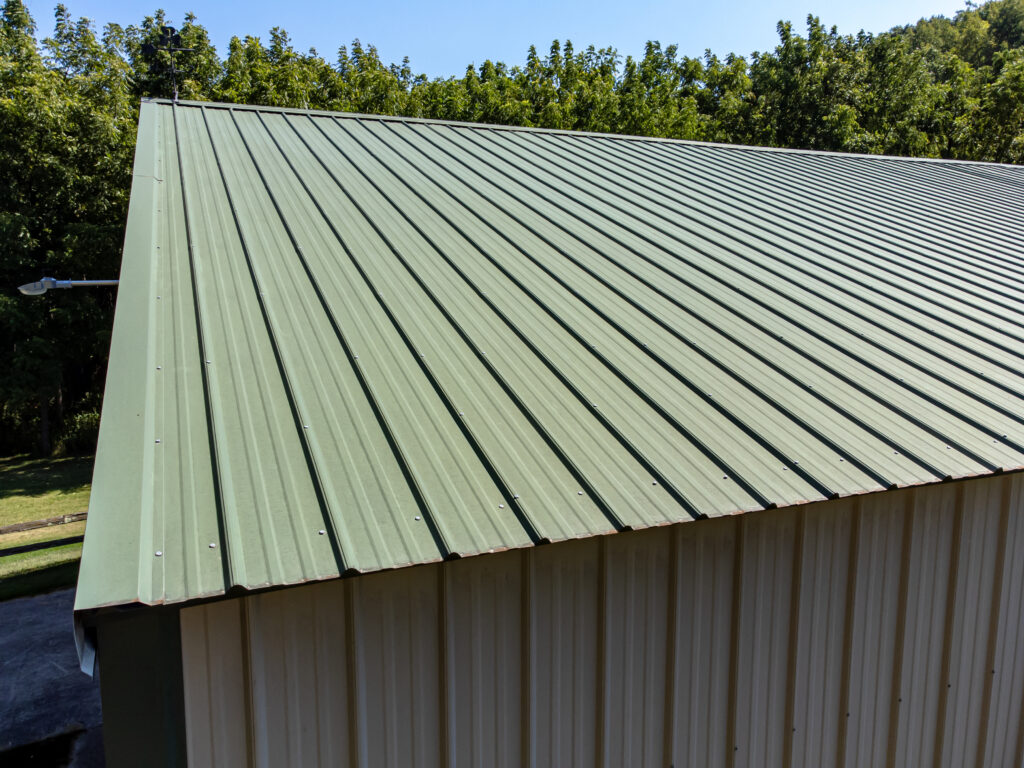 Sheet metal roof