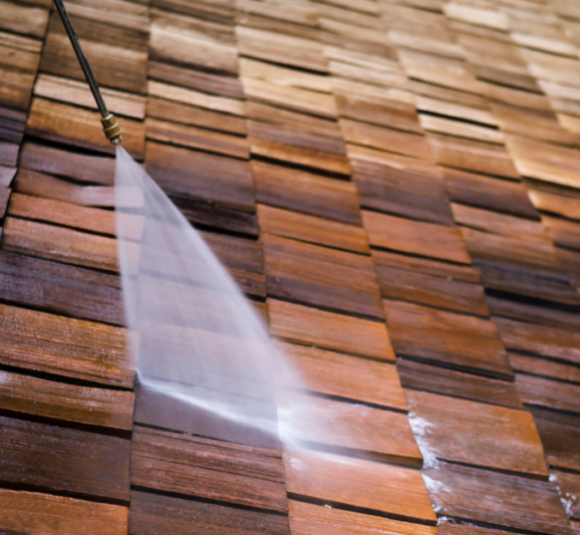 pressure washing roof