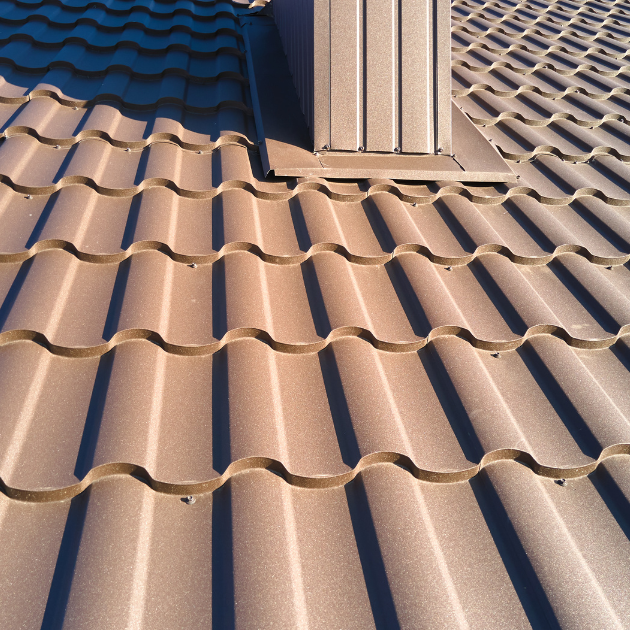 metal shingle roof